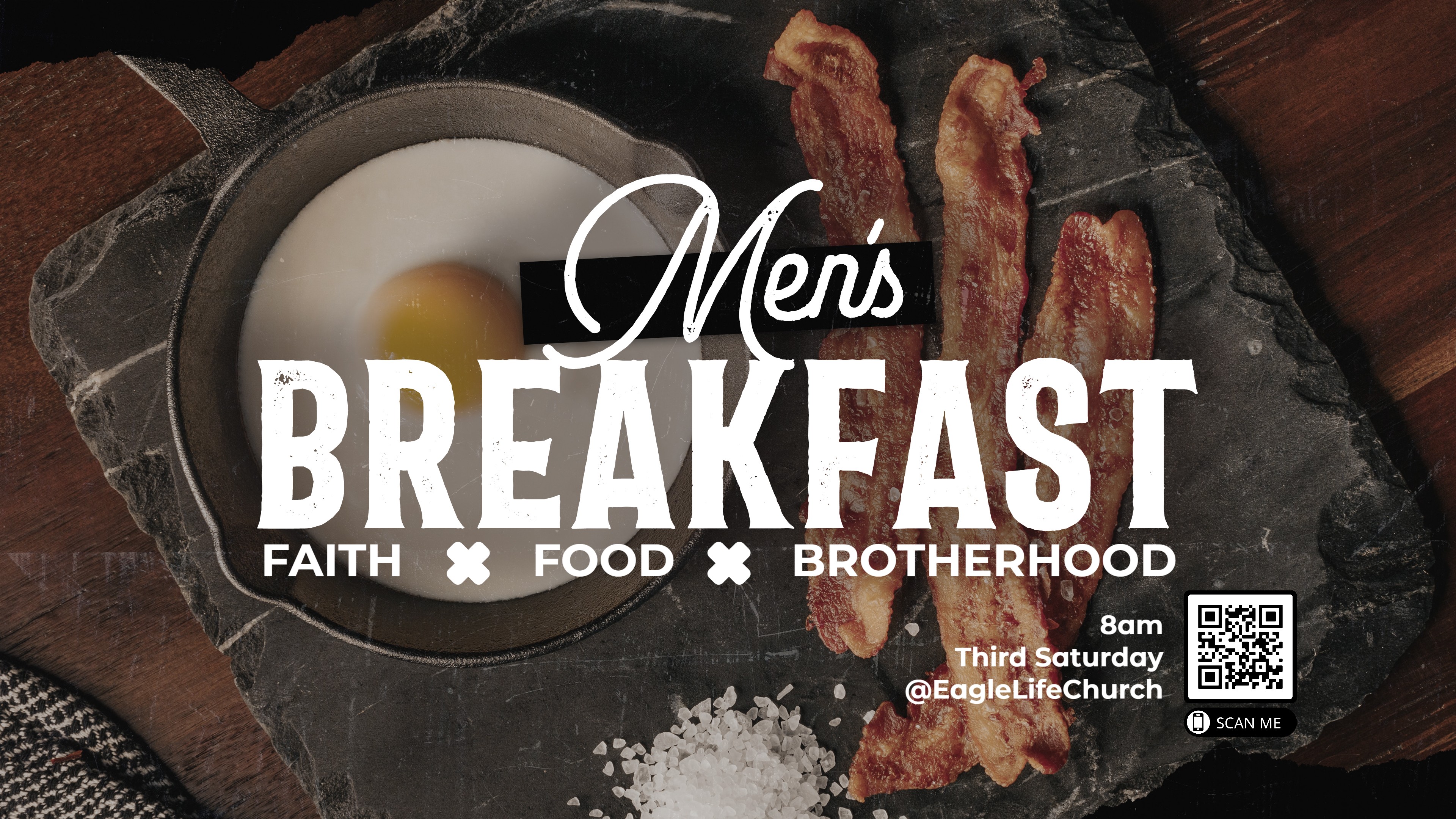 Men's Breakfast. 8-9:30am